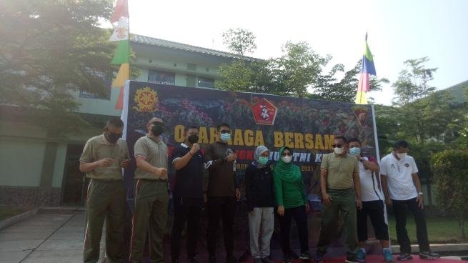 Sinergitas Tni polri, Polres Lebak Polda Banten Ikuti Olah Raga Bersam