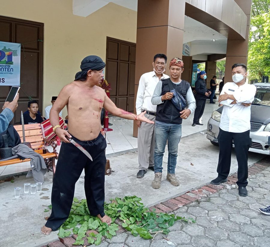 Pokja Wartawan Provinsi Banten, Gelar Pentas Seni Silat Debus