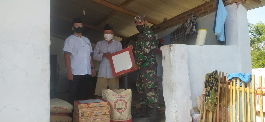 Koramil 2306 mancak Kodim 0623 cilegon, Berikan Bantuan Ke Majelis Pen