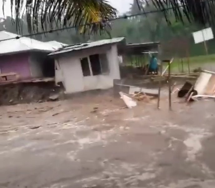 Akibat Kali Muli Murka Terjadi Banjir Bandang Di Desa Tunjungmuli