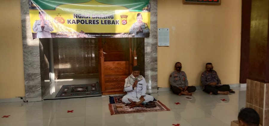 Perkuat Keimanan Dan Ketakwaan, Personel Polres Lebak Polda Banten Lak