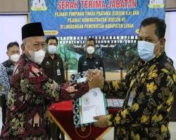 Sertijab Pejabat Eselon IIb dan Camat Sekda Pesan Tingkatkan Produktif