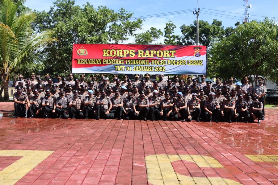 77 ( Tujuh Puluh Tujuh) Personil Polres Lebak Polda Banten Mendapatkan