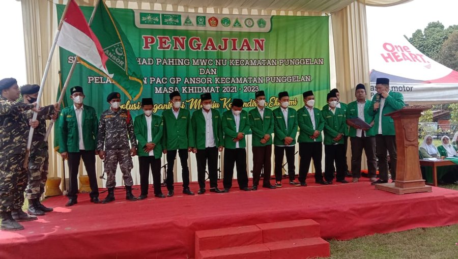 Pengajia Rutin Ahad Paing Dan Pelantikan Pac. Gp Ansor Kecamatan Pungg