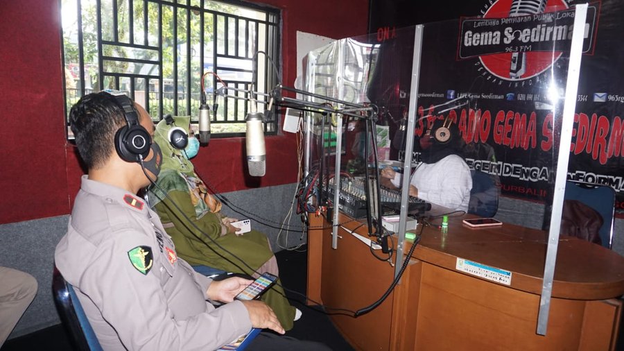 Humas Polres Purbalingga Luncurkan Program Siaran Di Radio Gema Soedir