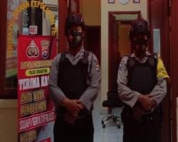 Anggota Polsek Curugbitung Polres Lebak Melaksanakan Kesiapsiagaan Mak