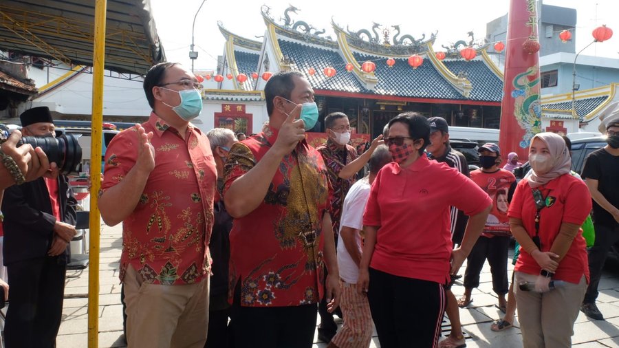 Bernuansa Imlek, Polda Jateng Gelar Vaksinasi Booster Di Kelenteng Tay