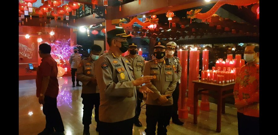 Imlek, Polda Jateng Kunjungi Klenteng Hok Hoo Bio Wonosobo