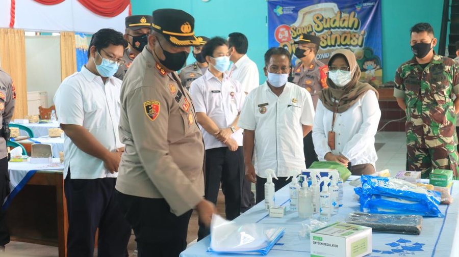 Kapolres Purbalingga Cek Kesiapan Posko Ppkm Berbasis Mikro Di Desa Ka