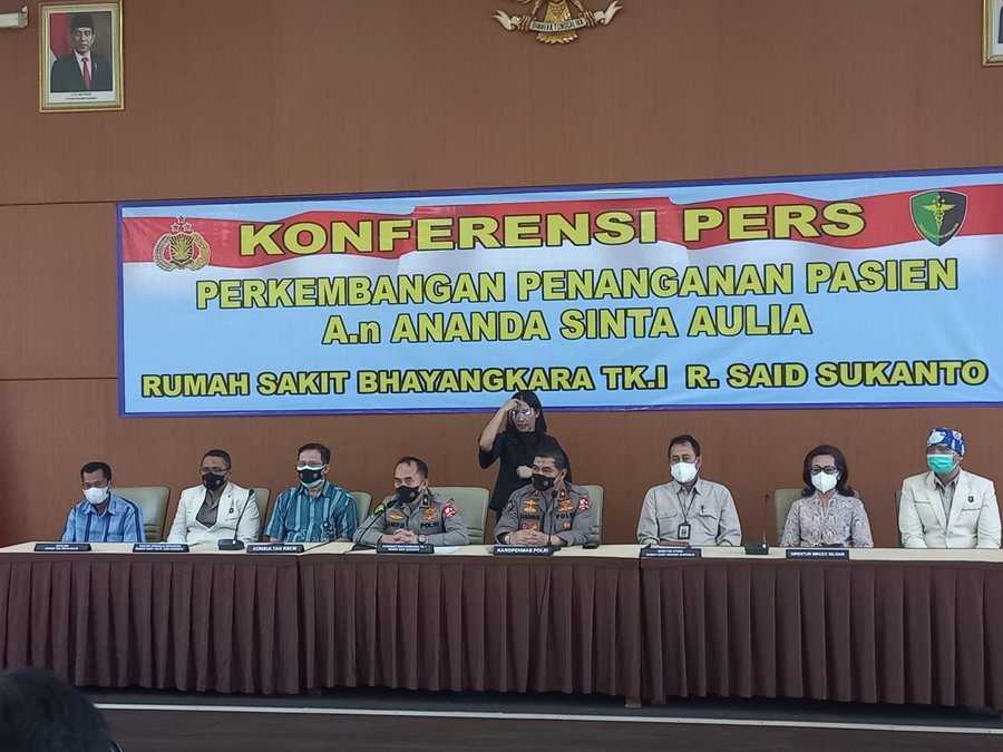 Optimalkan Kesembuhan Sinta Aulia, Rs Polri Bentuk Tim Berisikan Ahli 