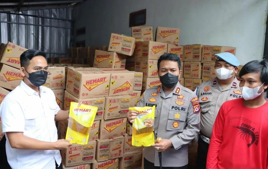 Polres Lebak Polda Banten Berhasil Mengamankan Minyak Goreng Sebanyak 