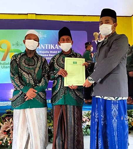 Pengurus Mwc Nu Kecamatan Anyar Resmi Di Lantik, Ini Pesan Ketua Tanfi