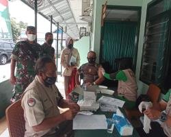 Koramil 1318Padaherang Kodim 0613Ciamis Melaksanakan Vaksin Dosis Ke T