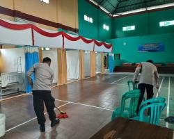 Kasus Covid19 Meningkat Polsek Kutasari Benahi Tempat Isoter Tingkat K