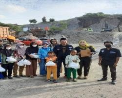 Jumat Berkah LSM BMPP Gandeng PT Gunung Gloria Persada Grupber Bagikan