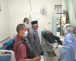 Belok Mendadak Vixion Tabrak Beat di Pengadegan