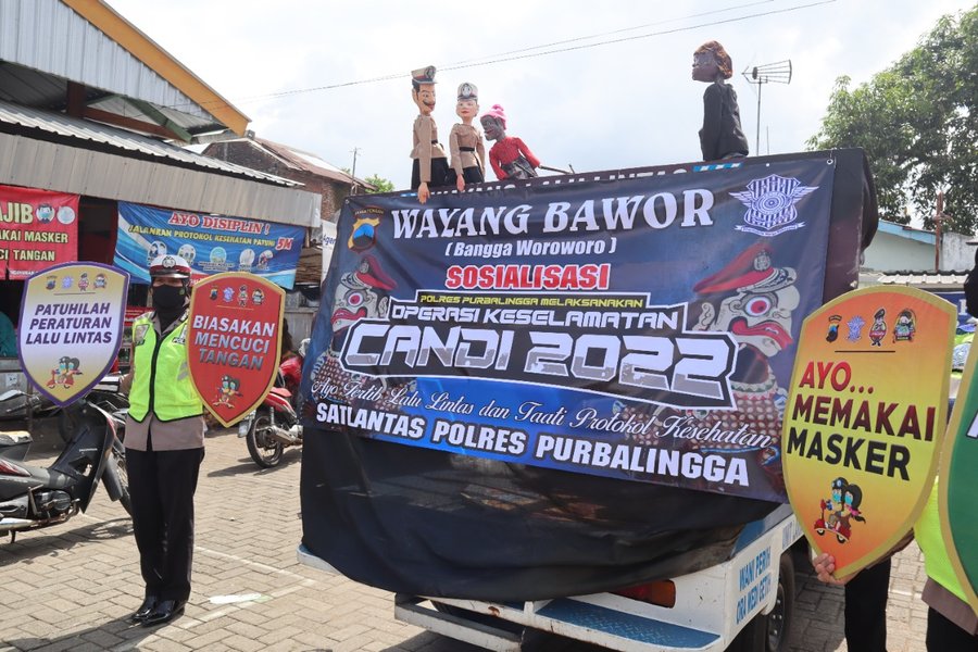 Satlantas Polres Purbalingga Sosialisasi Operasi Keselamatan Dengan Wa