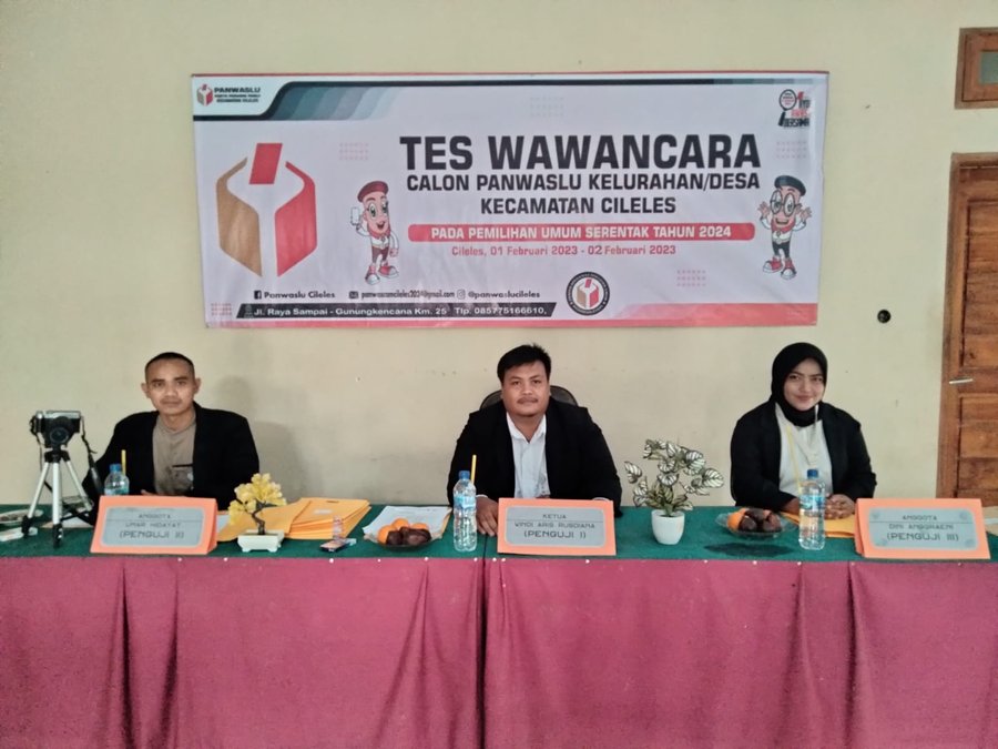 Ketua Panwascam Cileles Tegaskan Bekerja Dengan Benar, Profesional Dan