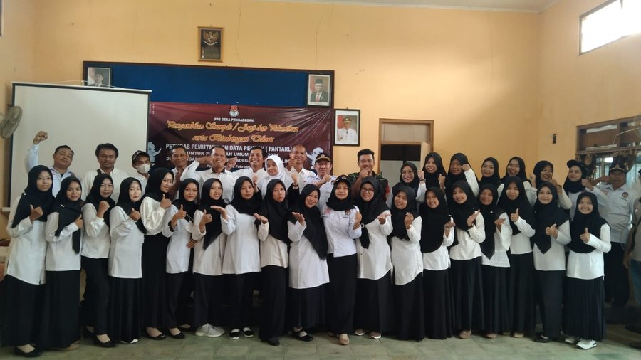 Pelantikan Dan Bimtek Pantarlih Desa Pengadegan, Pemilu Serentak Tahun