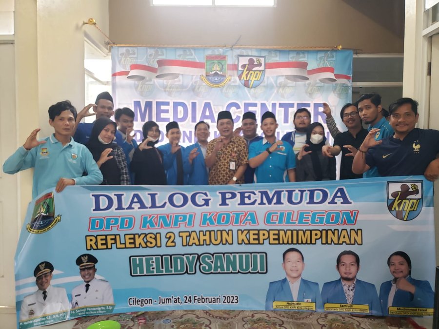 Dua Tahun Kepipinan Heldi sanuji, Knpi Kota Cilegon Dukung Program