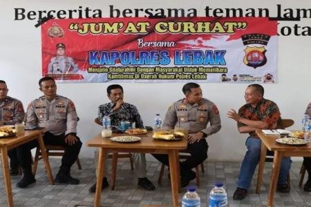 Jalin Silaturahmi dengan Forum HRD Lebak Jumat Curhat Bersama Kapolres