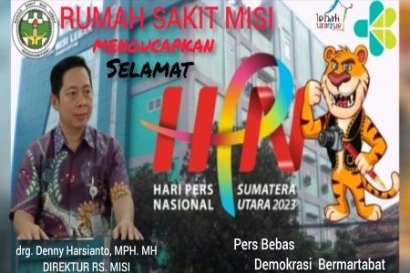 Direktur Rumah Sakit Misi Beserta Staf Dan Jajaran Mengucapkan Selamat