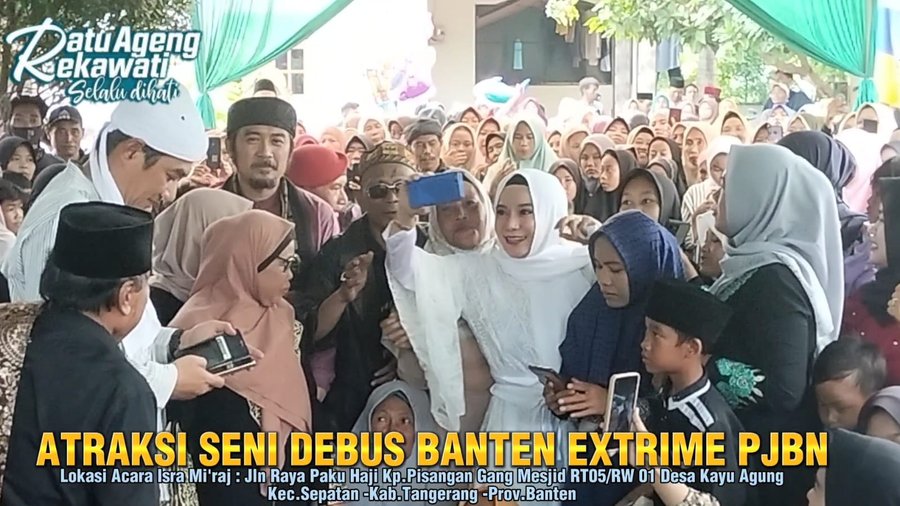 Heboh Warga Sepatan Menyabut Kehadiran Bunda Ratu Ageng Rekawati Kd Se