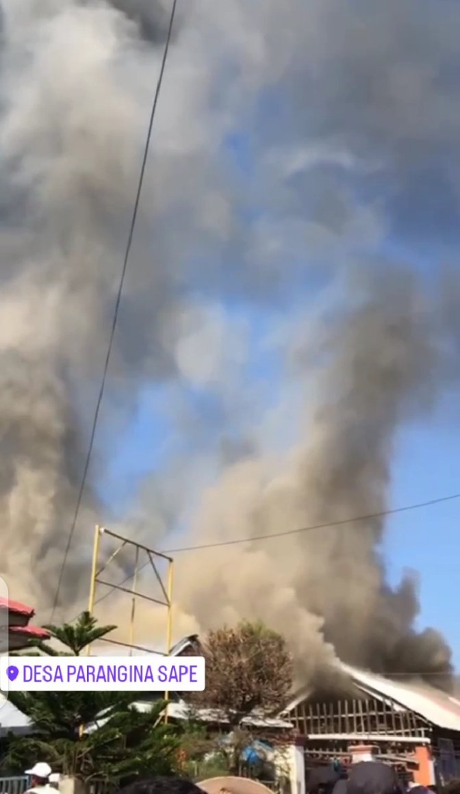 Tiga Unit Rumah Terbakar Akibat Cas Hp