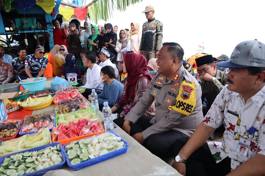 Amankan Tradisi Syawalan Polres Demak Terjunkan Ratusan Personil