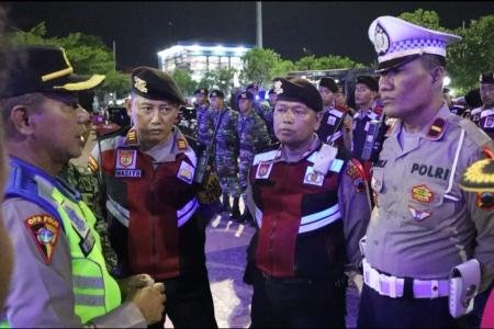 POLRES DEMAK GELAR PATROLI SEKALA BESAR ANTISIPASI GANGGUAN KAMTIBMAS 