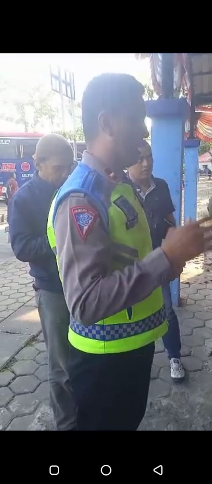 Udo: *satlantas Polresta Tangerang Lakukan Himbauan Agar Bus Akap Tida