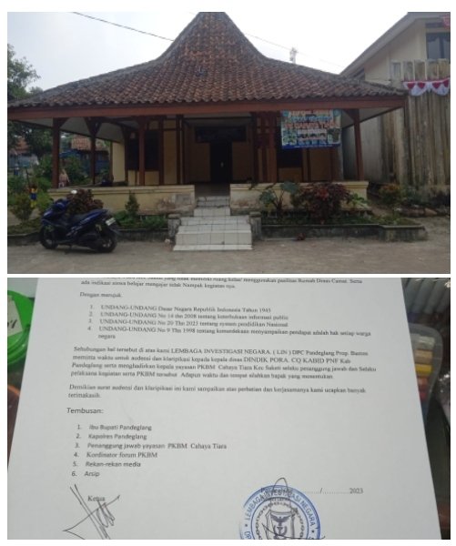 Menyoal Dugaan Pkbm Cahaya Tiara Tidak Memiliki Gedung, Lembaga Lin La