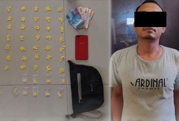Edarkan Obat Di Malingping Tanpa Izin Edar, Sat Resnarkoba Polres Leba