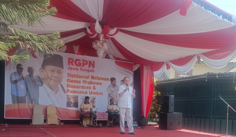 Dukungan Prabowo Presiden Ri 2024 2029 Deklarasikan Di Kota Surakarta