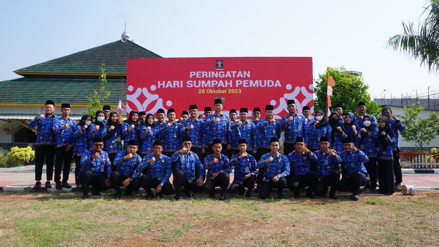 Tanamkan Rasa Persatuan Dan Kesatuan, Lapas Cilegon Gelar Upacara Memp