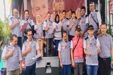 250 Simpatisan dan Relawan  Deklarasikan Dukungan Ke Ganjar Dan Resmik