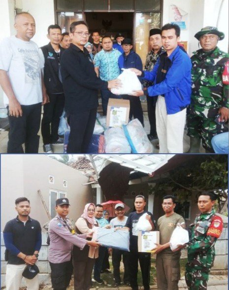 Pemkab Pandeglang Salurkan Bantuan Logistik Untuk Korban Angin Puting 