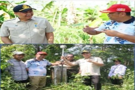 Aan Rosmana Kepala Kantor BPN Lebak Dampingi Penjabat Bupati Lebak Lak