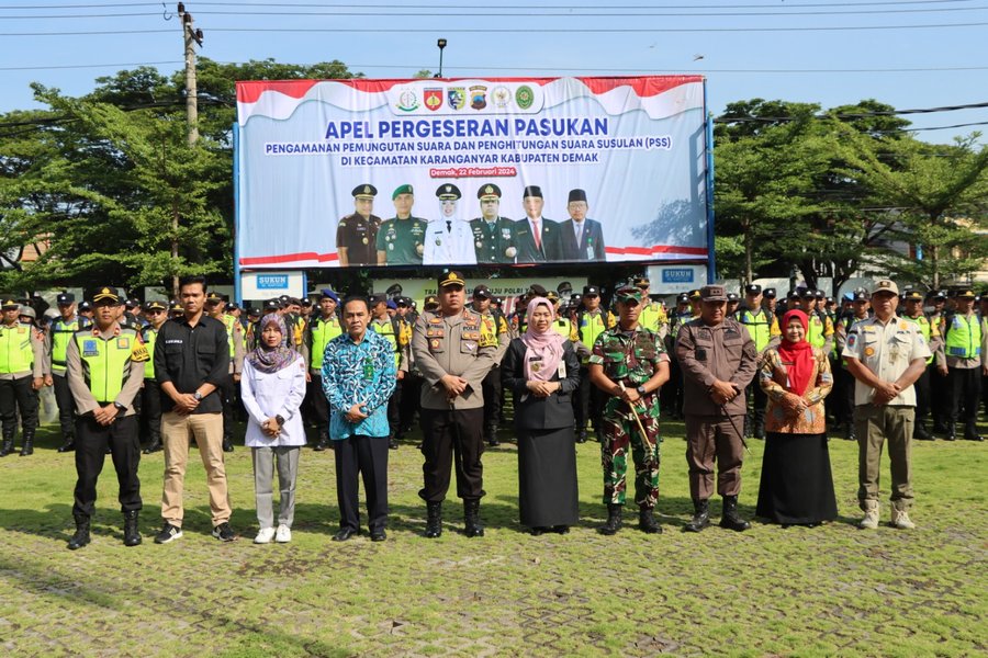 Polres Demak Amankan Pemungutan Suara Susulan Pemilu 2024