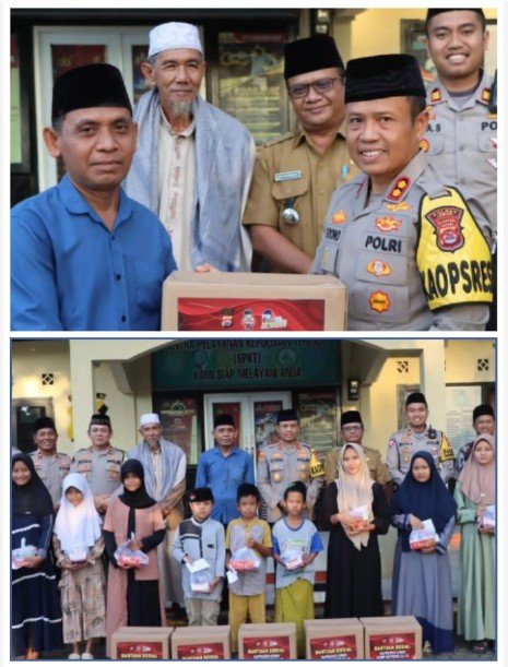 Kapolres Lebak Akbp Suyono, S.i.k Melaksanakan Giat Anjangsana Berikan