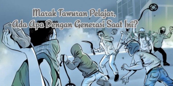 Aksi Tawuran Antar Remaja Di Duga Karna Dampak Negatif Media Sosial