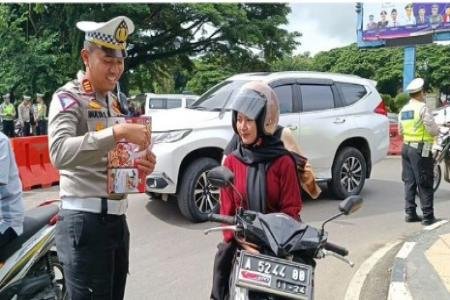 Polres Lebak Polda Banten Gelar Operasi Keselamatan Maung 2024
