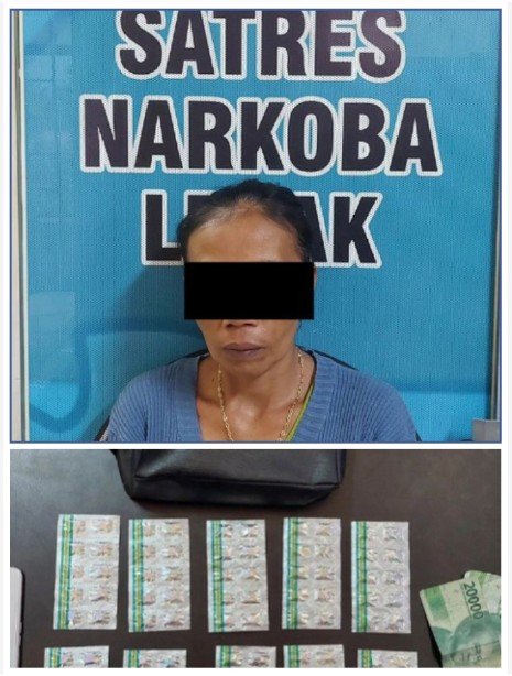 Sat Resnarkoba Polres Lebak Amankan Seorang Ibu Rumah Tangga Edarkan O
