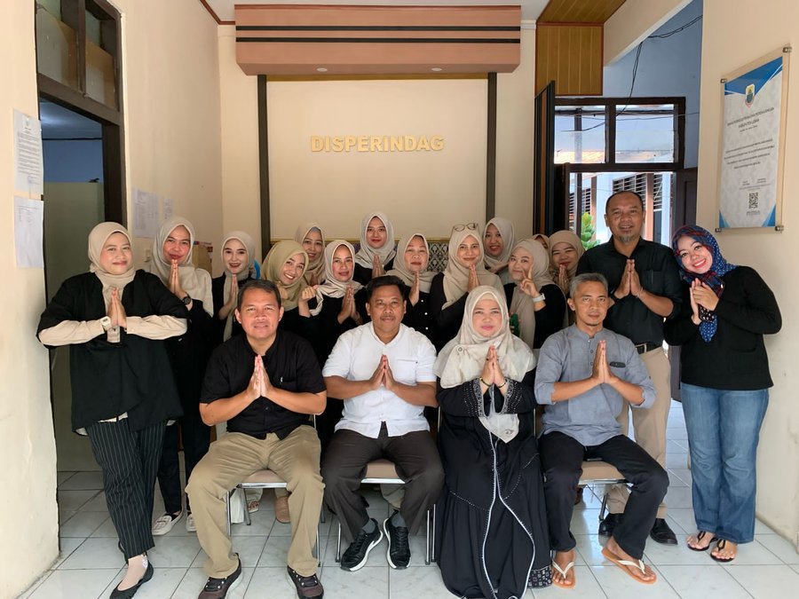 Halal Bihalal Idul Fitri 1445 H Tingkat Disperindag. Menjaga Nilai Hub