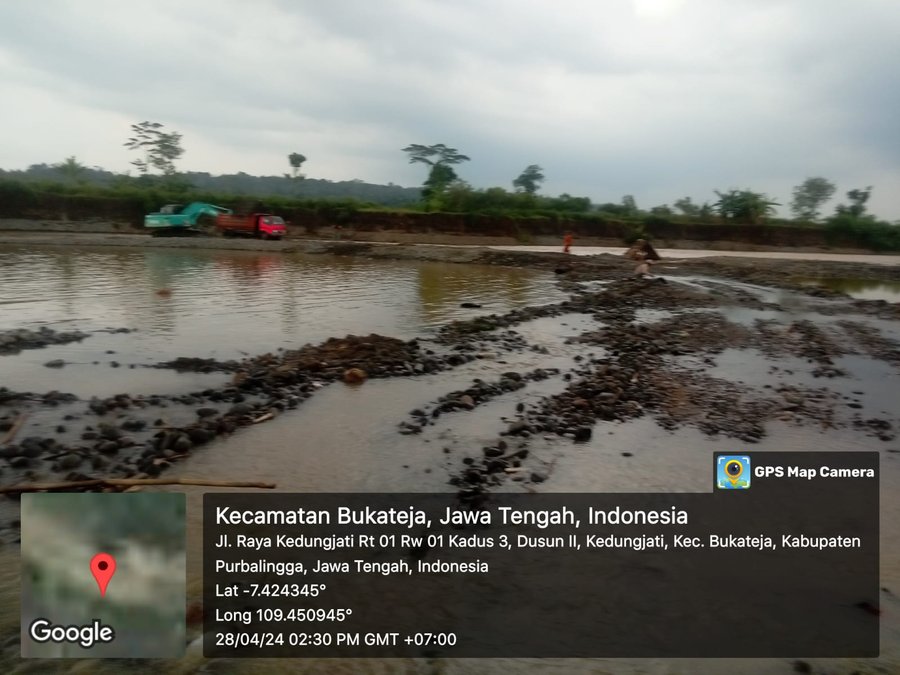 Galian Pasir Beroperasi Tanpa Surat Ijin