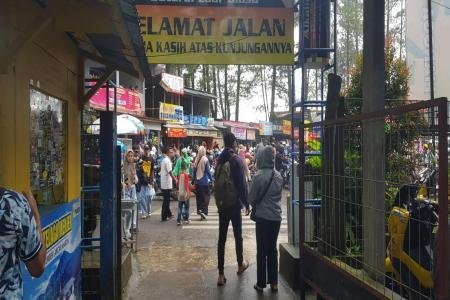 Libur Lebaran Pengunjung Telaga Menjer Wonosobo Membeludak