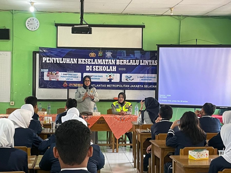 Jasa Raharja Jakarta Selatan Gelar Giat Pengajar Peduli Keselamatan La