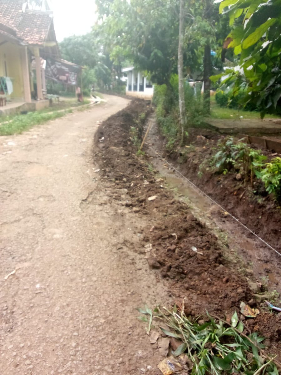 Aktivis Garda Banten Kritisi Pekerjaan Drainase Di Desa Sukaharja Didu