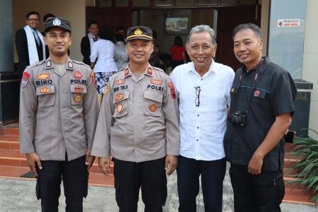 SEBANYAK 215 POLISI AMANKAN IBADAH KENAIKAN ISA ALMASIH DI DEMAK