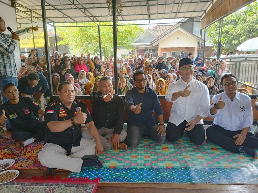 H Andika Hazrumi Bakal Calon Bupati Kabupaten Serang Kunjungi Saung Ko